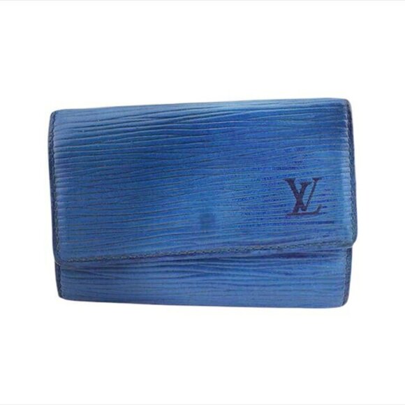 LOUIS VUITTON key case Epitredo Epi Leather Authentic USED - Picture 1 of 10